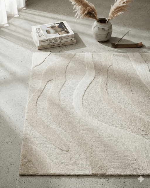 Solara Rug – Sand – 200 X 300cm - Biku Furniture & Homewares