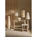 Solenne Linen Floor Lamp - Biku Furniture & Homewares