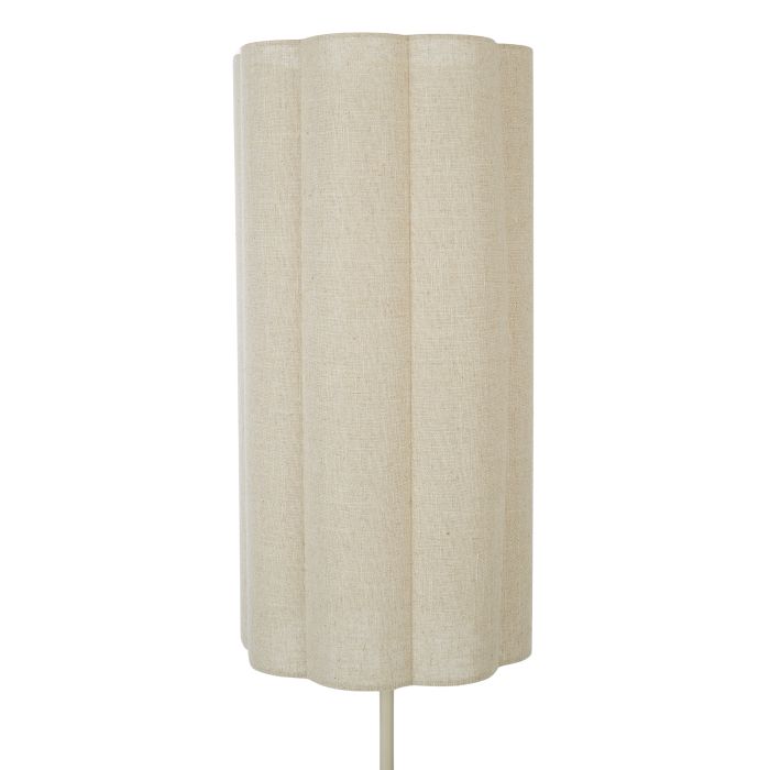Solenne Linen Floor Lamp - Biku Furniture & Homewares