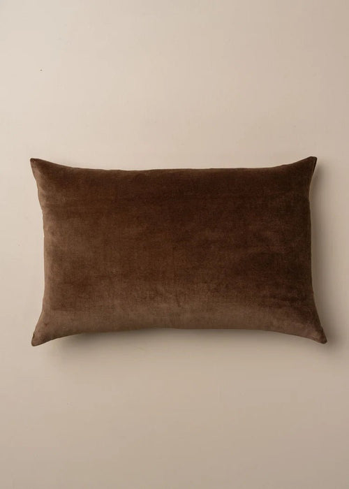Sona Linen Velvet Cushion Lumbar - Biku Furniture & Homewares