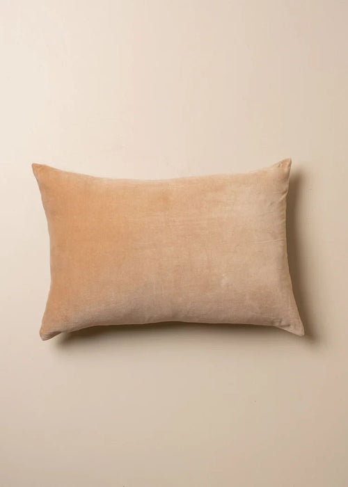 Sona Linen Velvet Cushion Lumbar - Biku Furniture & Homewares