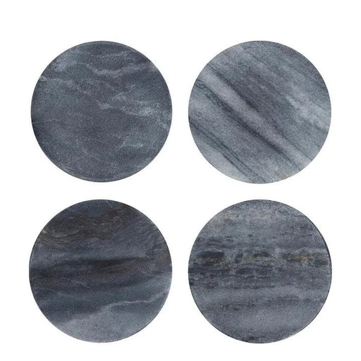 Stonehaven Round Marble Coaster - Biku Furniture & Homewares