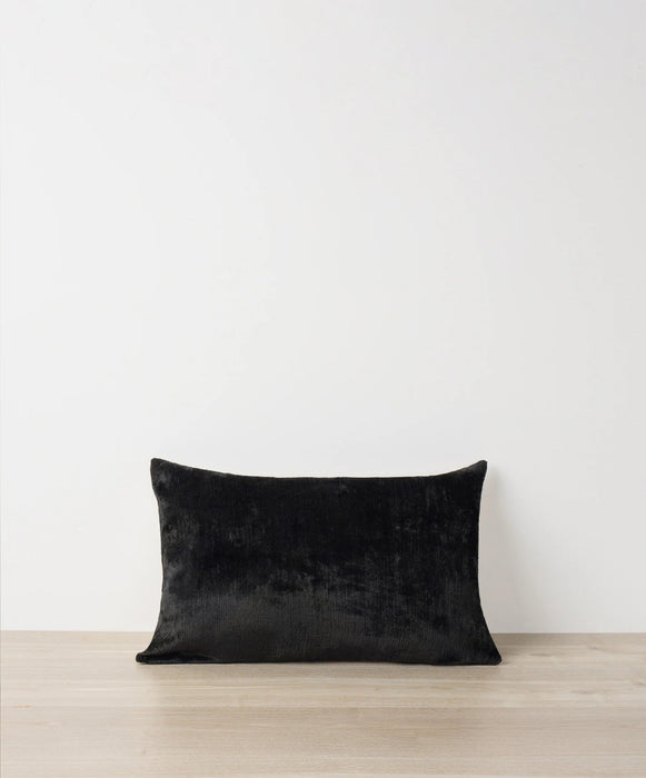 Talik Velvet Cushion Cover – Jet - Biku Furniture & Homewares