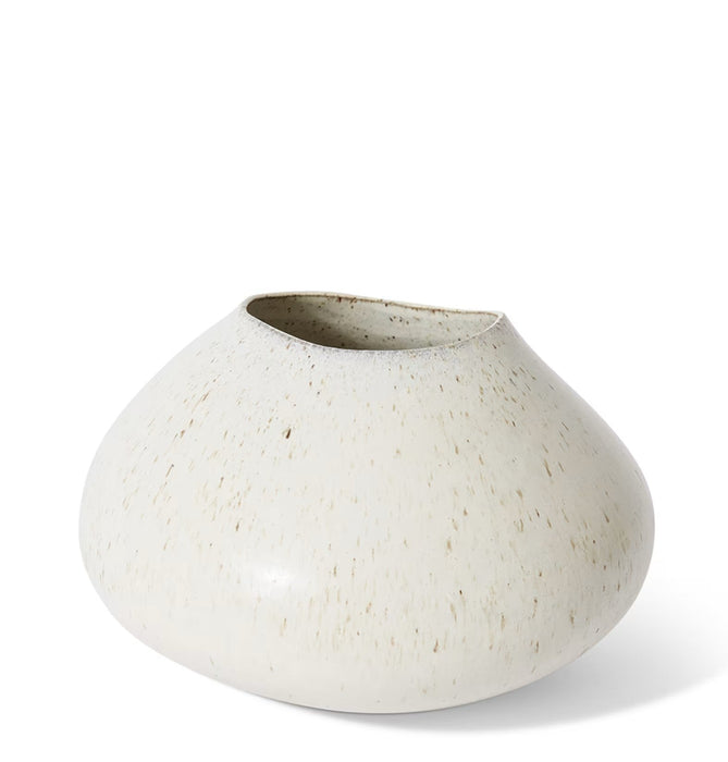 Talula Pod Vase Beige - Biku Furniture & Homewares