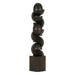 Theron Curve Floor Sculpture - Ebony - Biku Furniture & Homewares