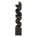 Theron Curve Floor Sculpture - Ebony - Biku Furniture & Homewares