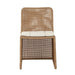 Tide Isle Dining Chair - Natural - Canvas Sand 51 x 59 x 82cm - Biku Furniture & Homewares