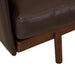 Tolv Pensive 3 Seater Sofa - Cigar Leather - Smoked Oak - Biku Furniture & Homewares