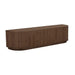 Oberon Crescent Entertainment Units - Smoked Ash