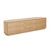 Oberon Crescent Entertainment Units - Natural Ash