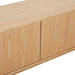 Oberon Crescent Entertainment Units - Natural Ash