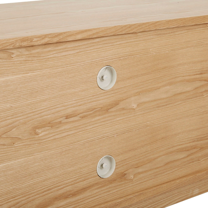 Oberon Crescent Entertainment Units - Natural Ash