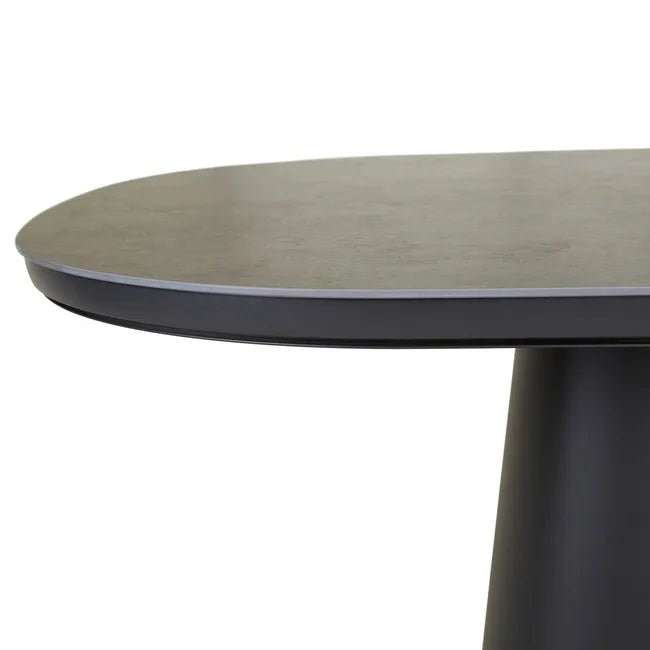 Valencia Dining Table - Charcoal Stone - Biku Furniture & Homewares