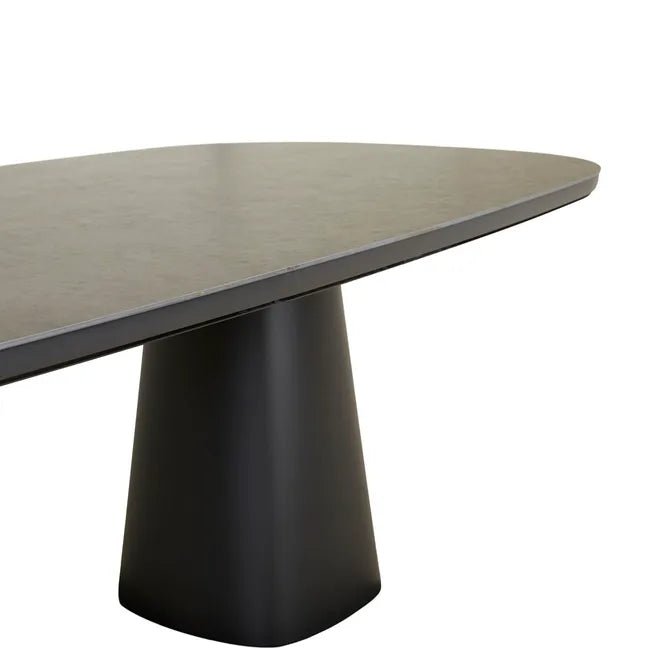Valencia Dining Table - Charcoal Stone - Biku Furniture & Homewares