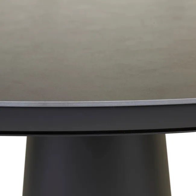 Valencia Dining Table - Charcoal Stone - Biku Furniture & Homewares