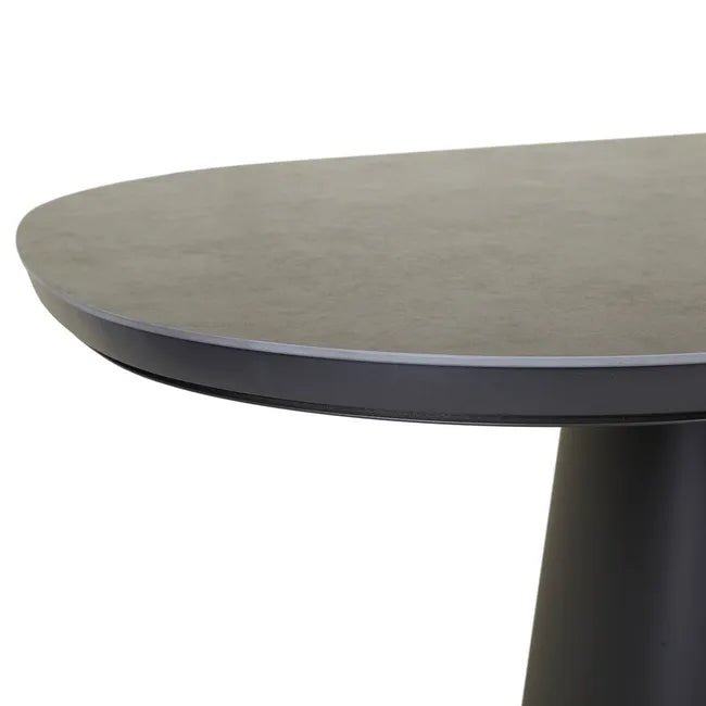 Valencia Dining Table - Charcoal Stone - Biku Furniture & Homewares