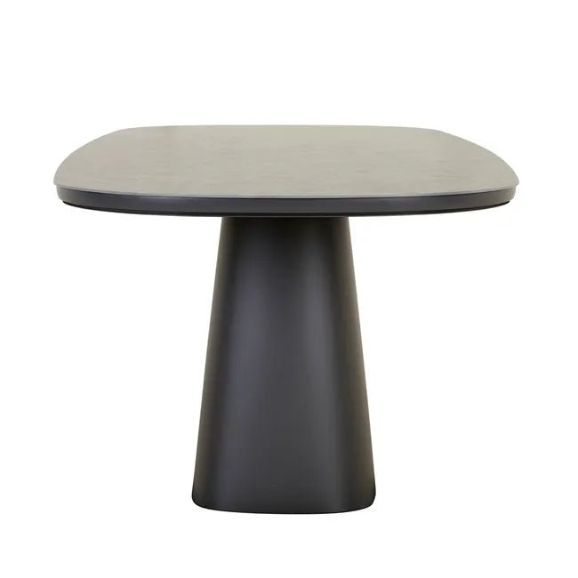 Valencia Dining Table - Charcoal Stone - Biku Furniture & Homewares