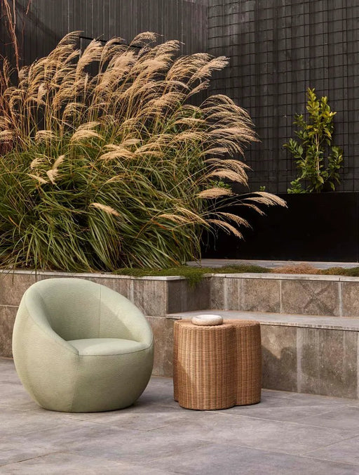 Wave Bloom Ottoman - Biku Furniture & Homewares