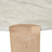 Willa Marble Coffee Table - Grey Marble - Light Oak - Biku Furniture & Homewares