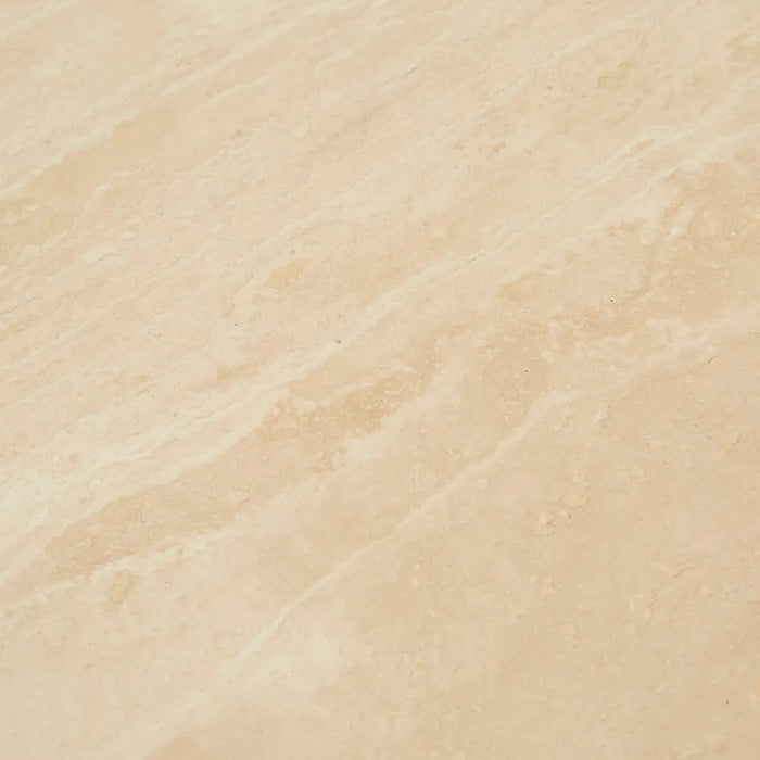 Willa Marble Coffee Table - Natural Travertine - Light Oak - Biku Furniture & Homewares