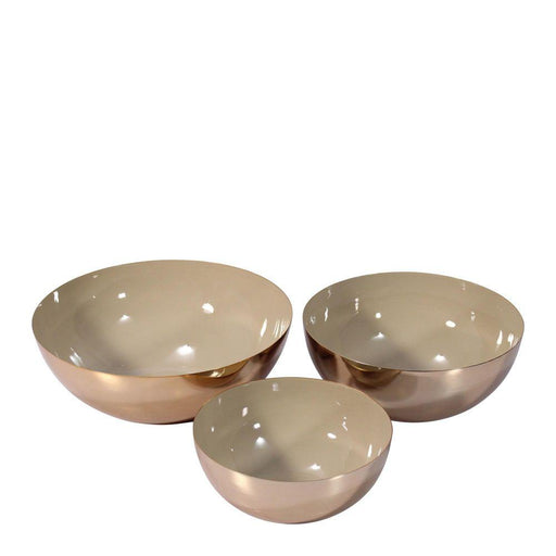 Abigail Décor Brass Bowl - Biku Furniture & Homewares