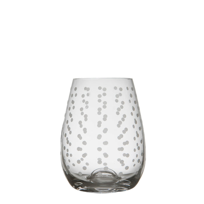 Adeline Dot Water Glass - Biku Furniture & Homewares