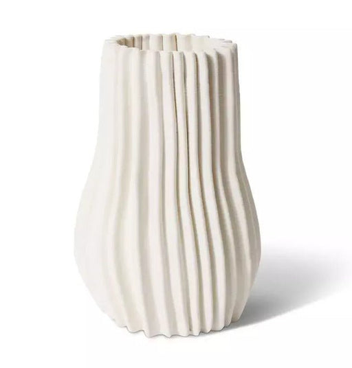 Akani Ivory Sleek Vessel - Biku Furniture & Homewares