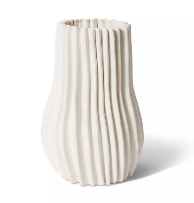 Akani Ivory Sleek Vessel - Biku Furniture & Homewares