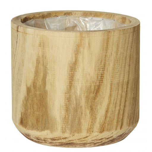 Aleksy Wood Tub Pot - Biku Furniture & Homewares