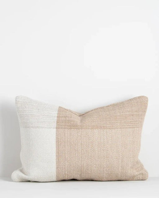 Almond Elegance Pillow with Polyester Inner - Biku Furniture & Homewares