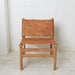 Ari Teak Leather Chair - Biku Furniture & Homewares