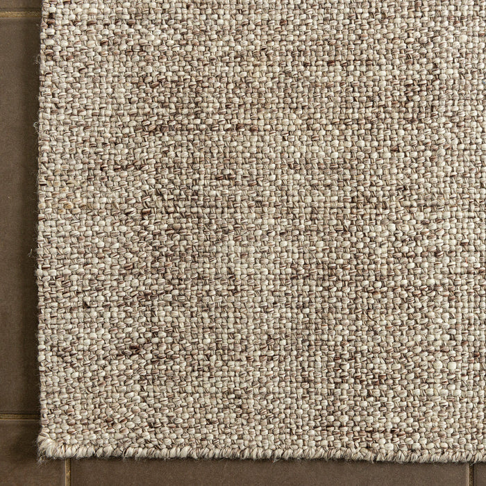 Basket Weave Wool Rug - Biku Furniture & Homewares