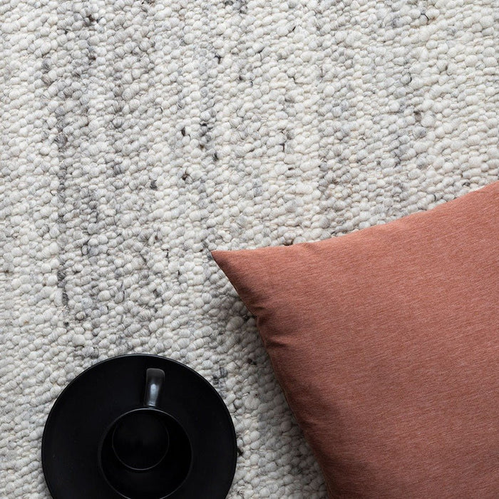 Belgium Handwoven Textured Wool Rug - Biku Furniture & Homewares