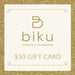 Biku $50 Gift Card - Biku Furniture & Homewares