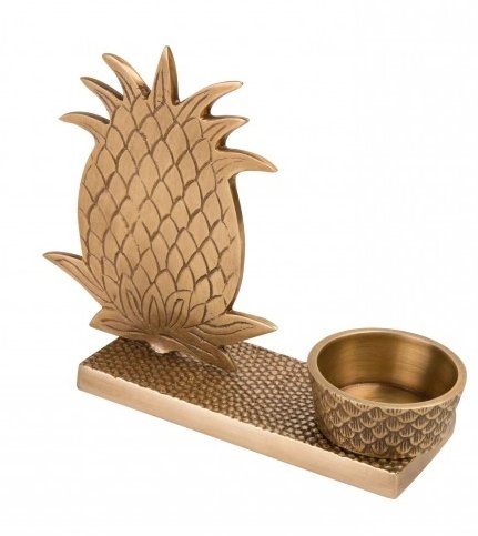 Brass Pineapple Candleholder - Biku Furniture & Homewares