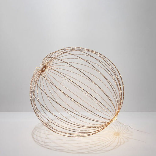 Chanteur Electric LED foldable Copper Sphere with Copper Wire - Biku Furniture & Homewares