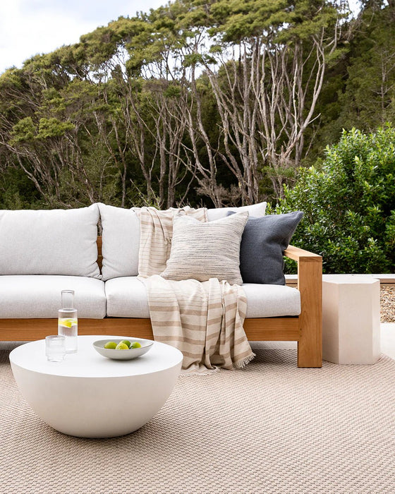 Coastal Retreat Pillow with Polyester Filling - Biku Furniture & Homewares