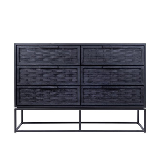 dBodhi Karma Charcoal Dresser 6 Drawers - Biku Furniture & Homewares