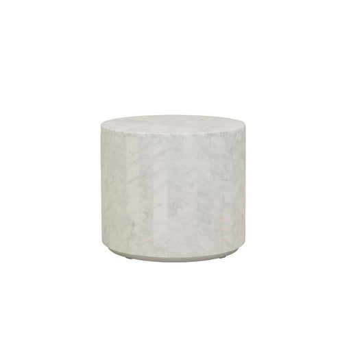Elle Block Round Side Table - Biku Furniture & Homewares