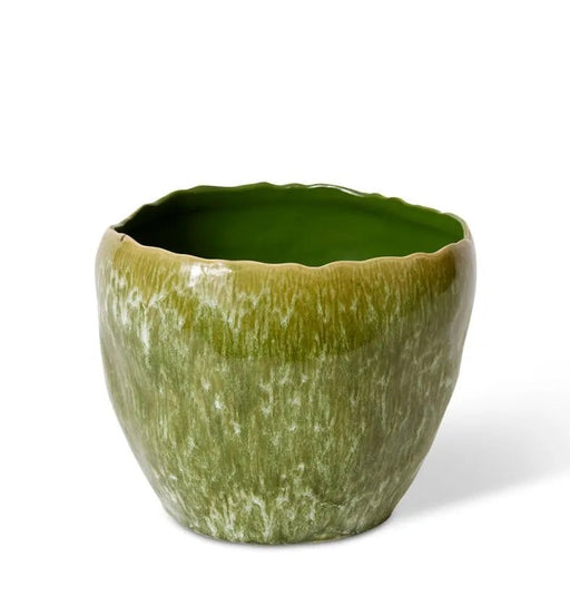 Haidi Stylish Green Pot - Biku Furniture & Homewares