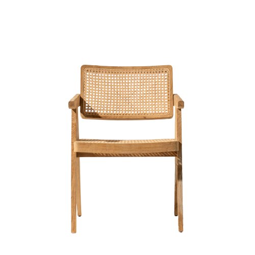 Harley Rattan Squared Off Dining Chair — Biku Furniture & Homewares