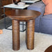Kartini Mango Wood Side Table - Biku Furniture & Homewares
