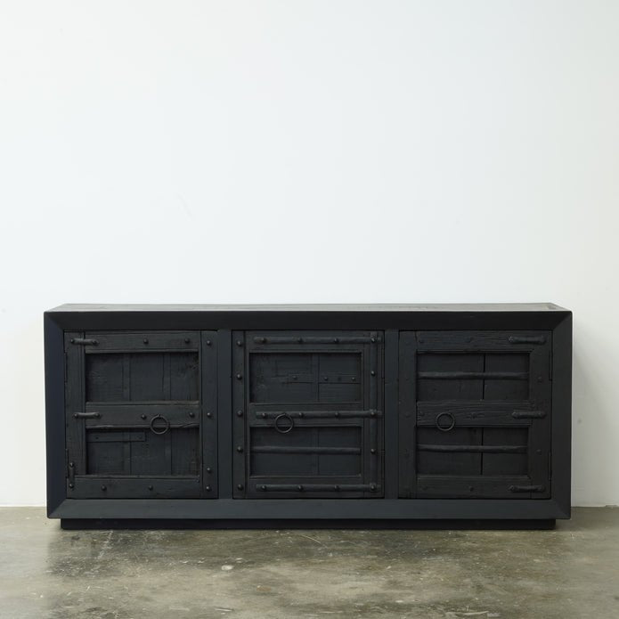 Kbire 3 Door Wooden Cabinet - Biku Furniture & Homewares