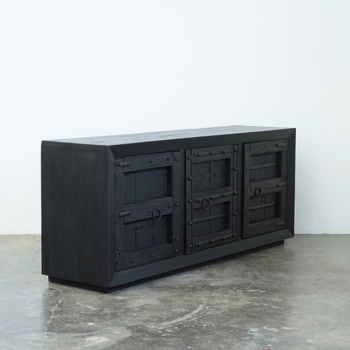 Kbire 3 Door Wooden Cabinet - Biku Furniture & Homewares