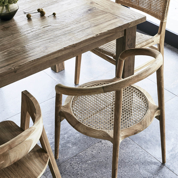 Kendall Rattan Rounded Chair - Biku Furniture & Homewares