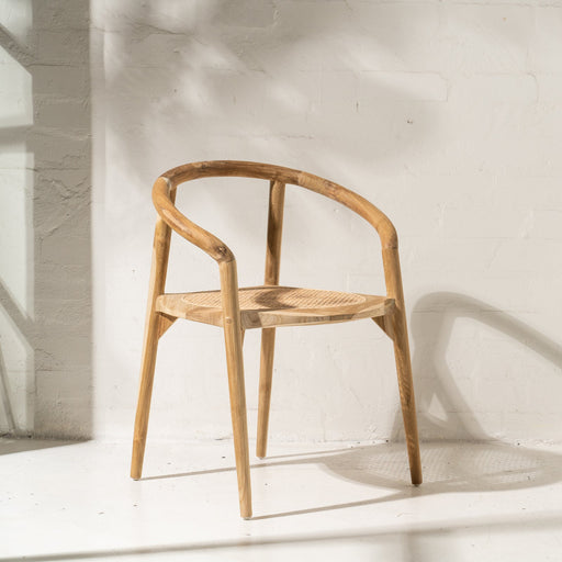Kendall Rattan Rounded Chair - Biku Furniture & Homewares