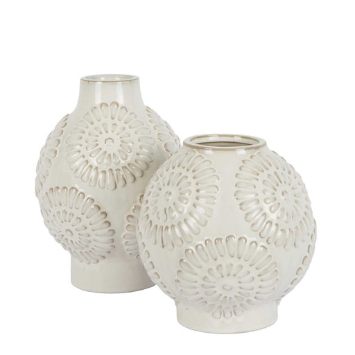 Kioni Ceramic Vase - Biku Furniture & Homewares
