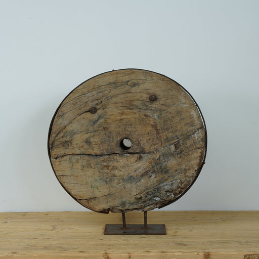 Large Indian Old Wheel - Biku Furniture & Homewares