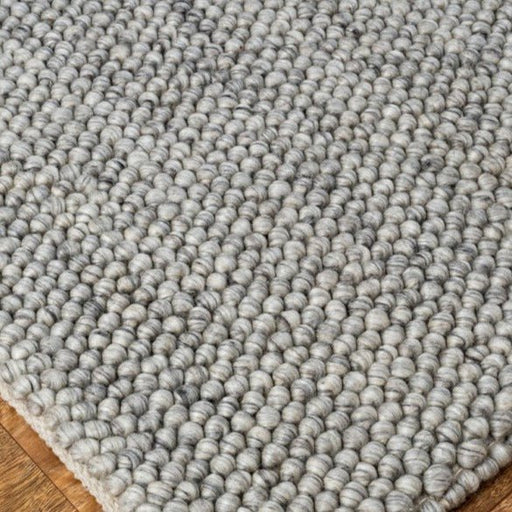 Loopy Fossil Handwoven Loop Pile Chunky NZ Wool Rug - Biku Furniture & Homewares