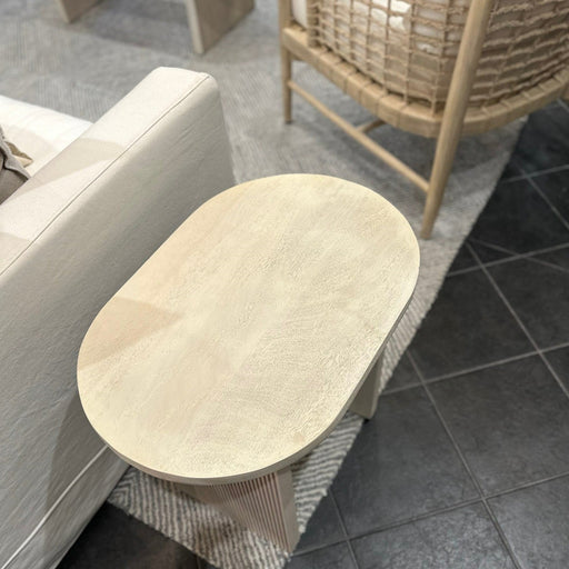 Lucienne Mango Wood Side Table - Biku Furniture & Homewares